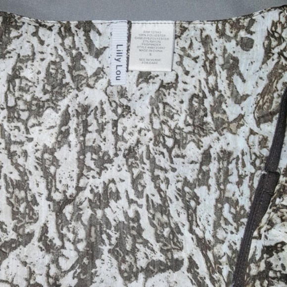 Animal Print Dress with Belt - Picture 8 of 8